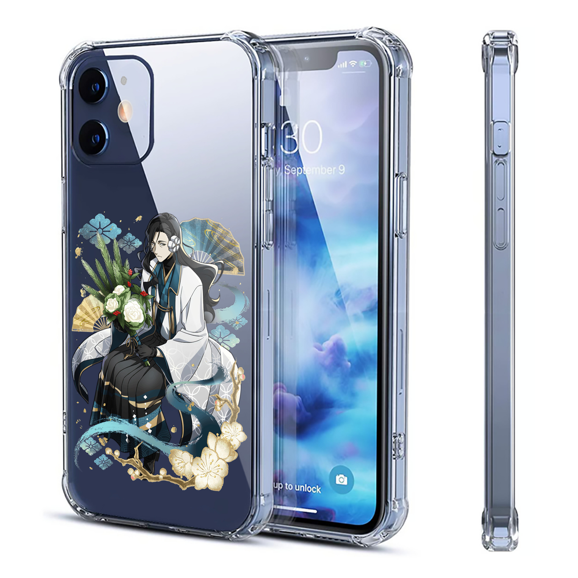 （画像用） 文豪ストレイドッグス Bungo Stray Dogs 【iPhone 12シリーズ対応】透明スマホケース（クリアソフトケース）
